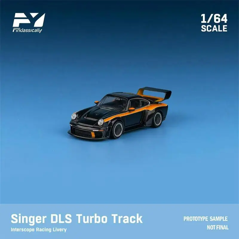 **Pre-Order** Findclassically 1:64 Singer DLS Turbo Track / Road Black limited500 Diecast Model Car