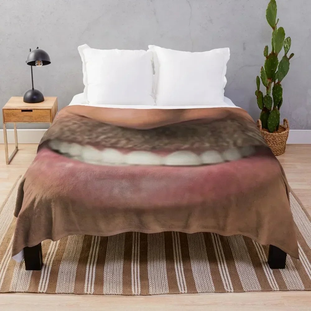

Dr. Phil's Magnificent 'Stache Throw Blanket Blankets For Bed warm winter Blankets