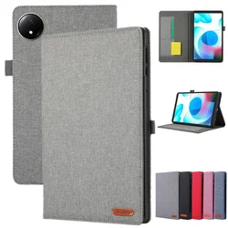 Luxury Flip Oxford Cloth Fabric Case For Xiaomi Redmi Pad SE 4G 8.7 inch 2024 Tablet Protective Cover Hülle Coque Capa