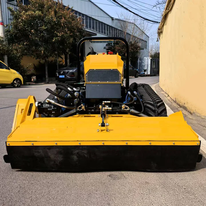 CE EPA جزازة عن بعد القاطع المنحدر جزازة العشب المستقلة روبوت الزاحف التحكم عن بعد آلة المناظر الطبيعية الصناعية #6