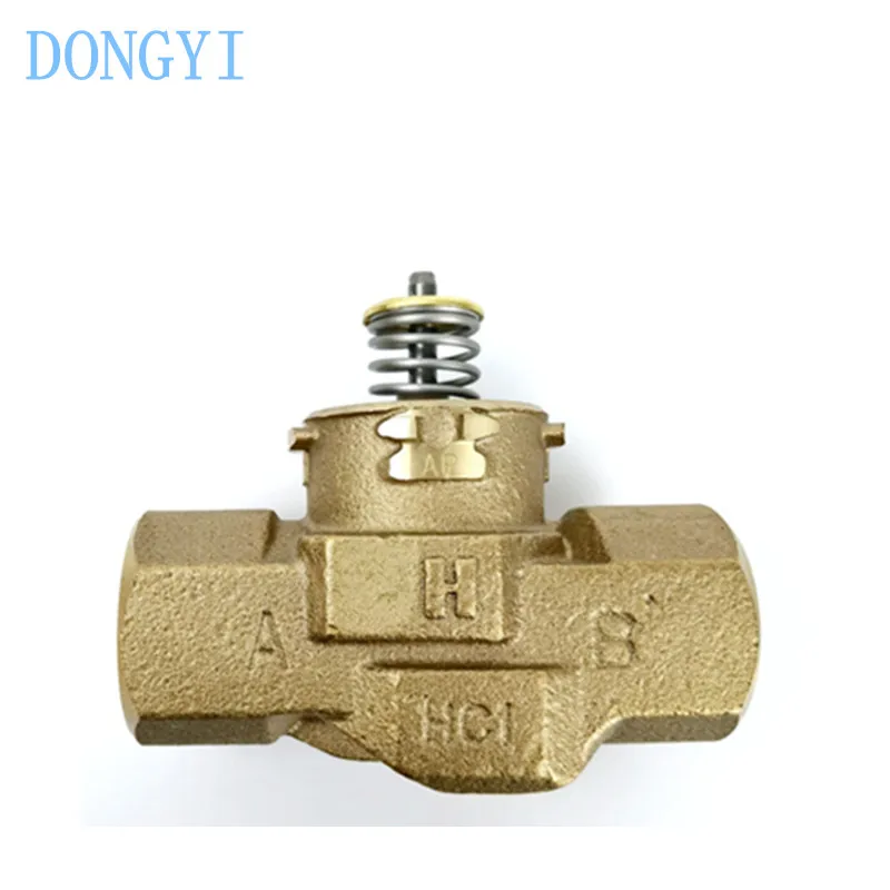 Válvula de Dos Vías Eléctrica para Fan Coil VC6013 VN6013 VC4013 VN4013 DN20 DN25
