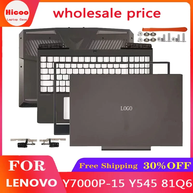 

New Original For Lenovo Legion Y7000P Y7000P-15 Y545 81Q6 Laptop LCD Back Lid Cover Front Bezel Palmrest Bottom Case Hinges Y545