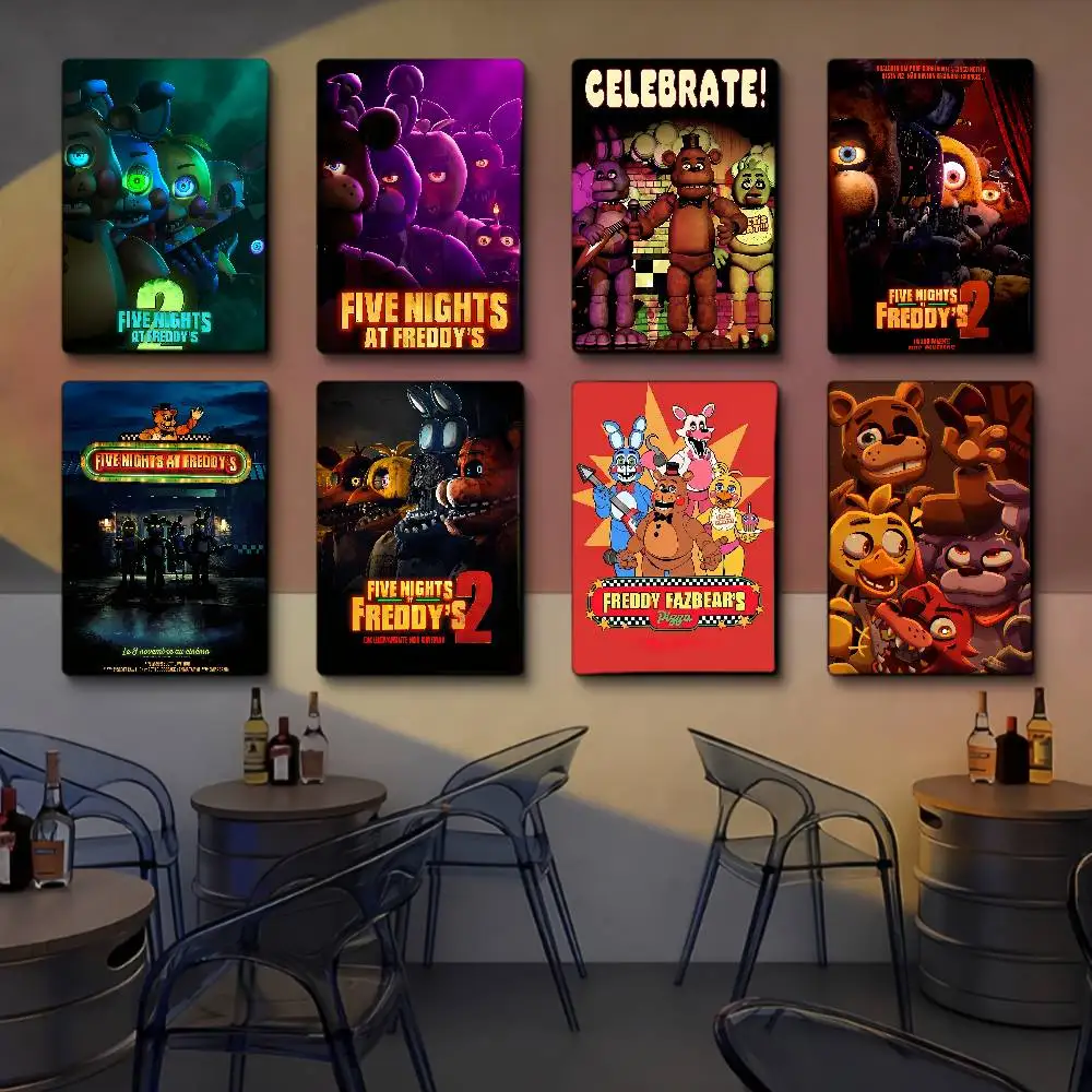 Anime Fnaf Five-nights-At-Freddys Gift Frameless Poster Personalized Gift For Lovers Customizable Decorative Home Decor