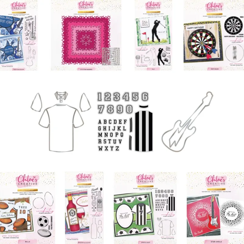 Balls Golf Dart Board Metal Cutting Dies New Arrival 2026 DIY Molds Scrap Booking Paper Making Die Cuts Crafts Template Handmade