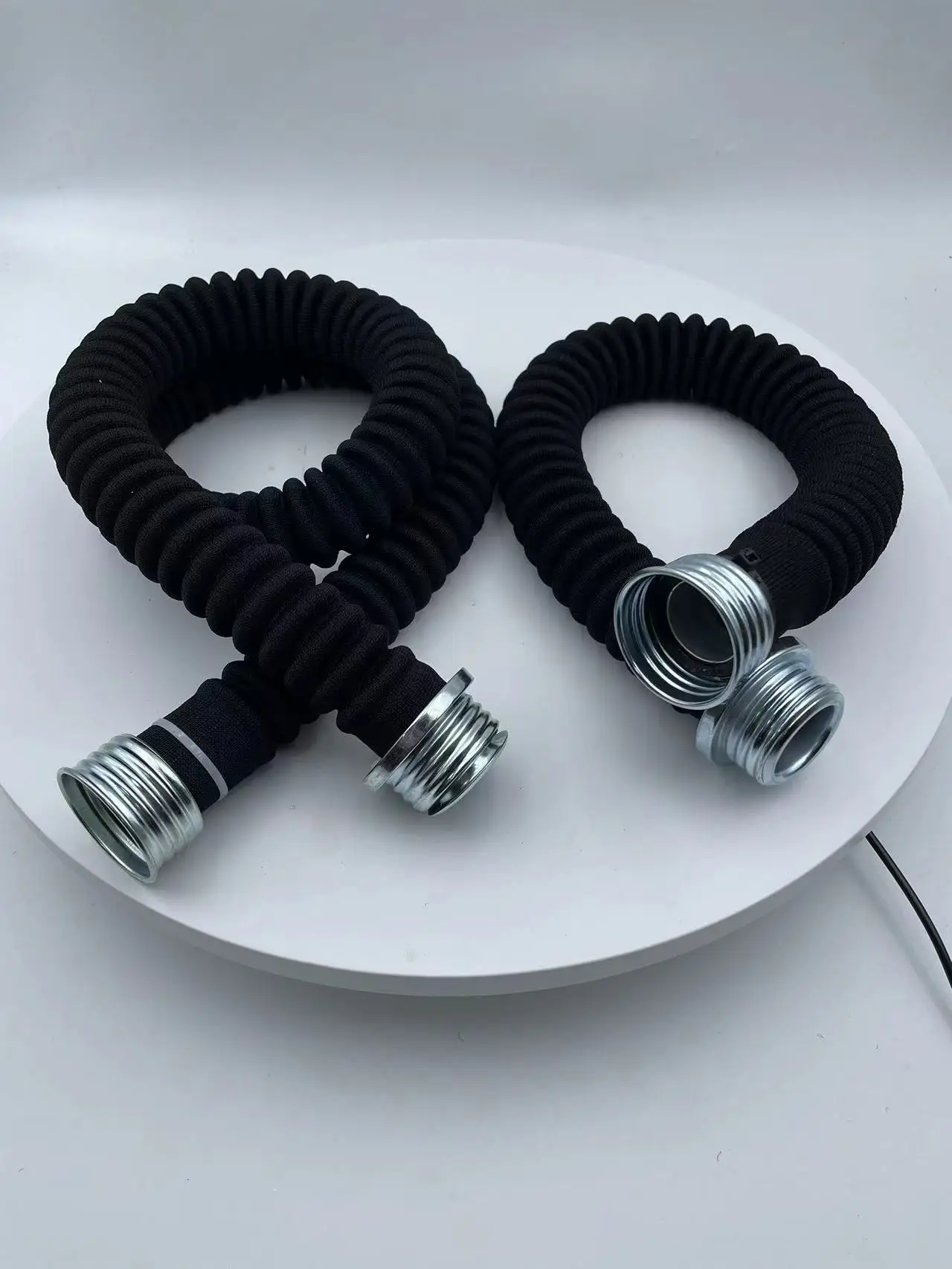 0.5M, 1M, 40MM interface gas mask snorkel Wear resistant Anti-aging Gas mask and filter Connecting pipe