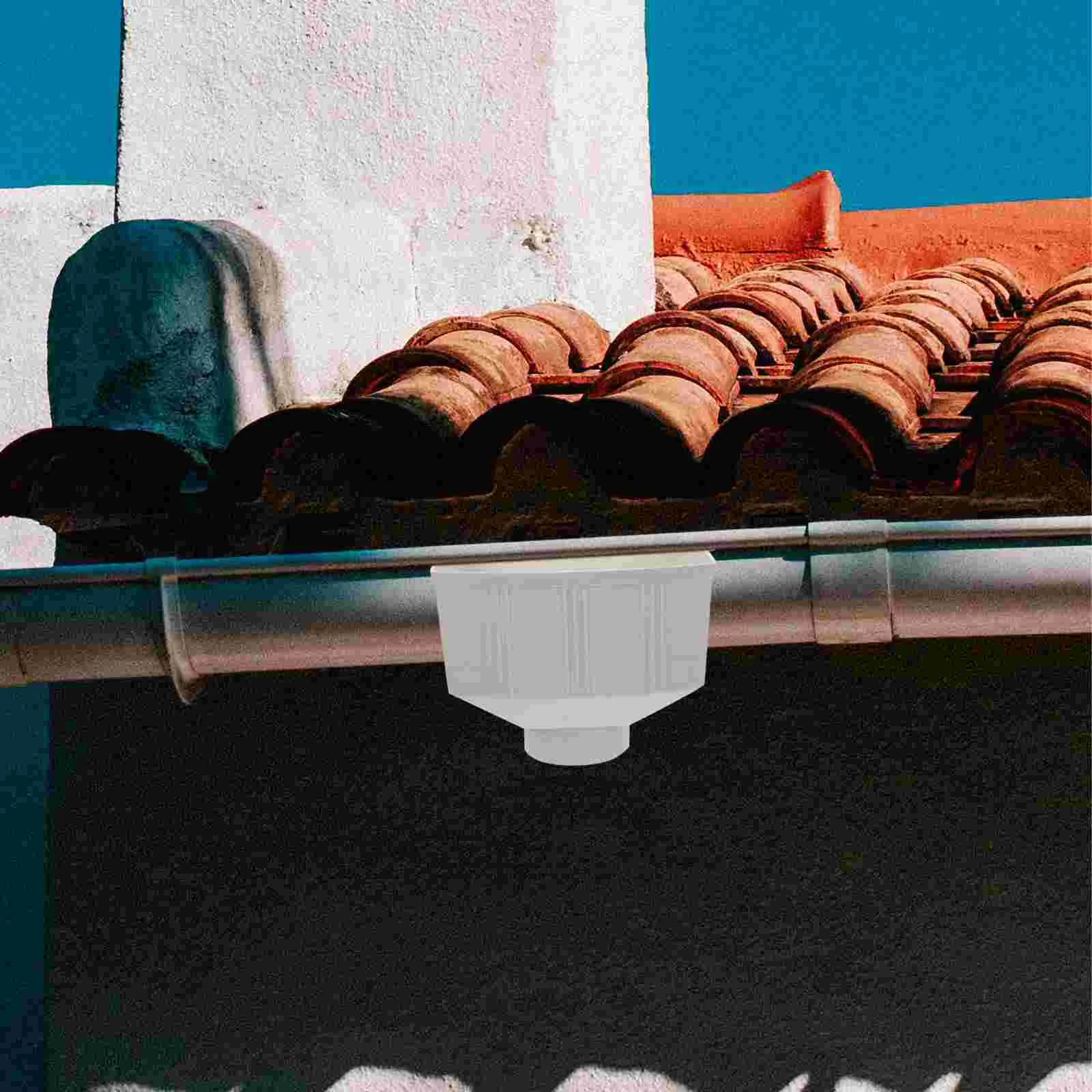 Ember hujan PVC, sistem koleksi air saluran pembuangan, saringan barel, adaptor pipa pembuangan