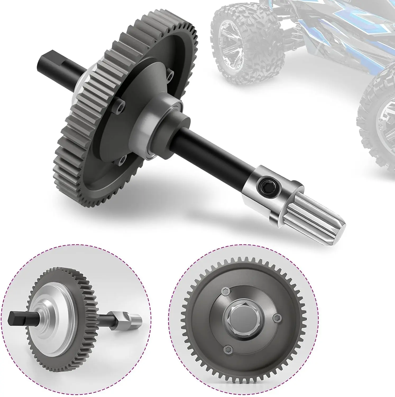 

OGRC Metal 6780 Differential Gear Complete Slipper Clutch for Traxxas Slash 4X4 / Rustler 4X4/Stampede 4X4/Hoss 4X4 / F-150 4X4