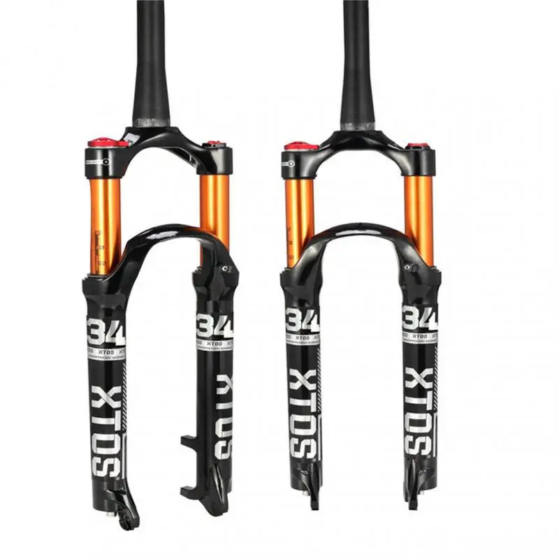 Mountain Bike Front Fork Magnesium Alloy Shock Absorber Fork Double Shoulder Air Fork Bicycle Fork 26