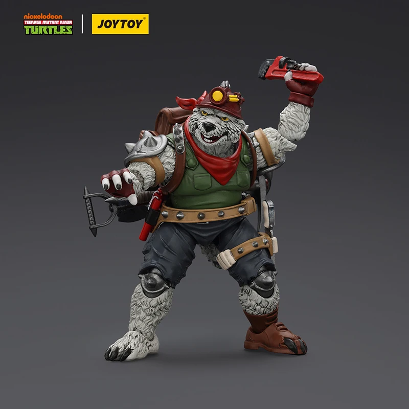 

Joytoy Dark Source Movable Model Toy Ninja Turtle Mole Bull Red Wolf 1:18 Scale Collectible Figures Desktop Decoration Gifts