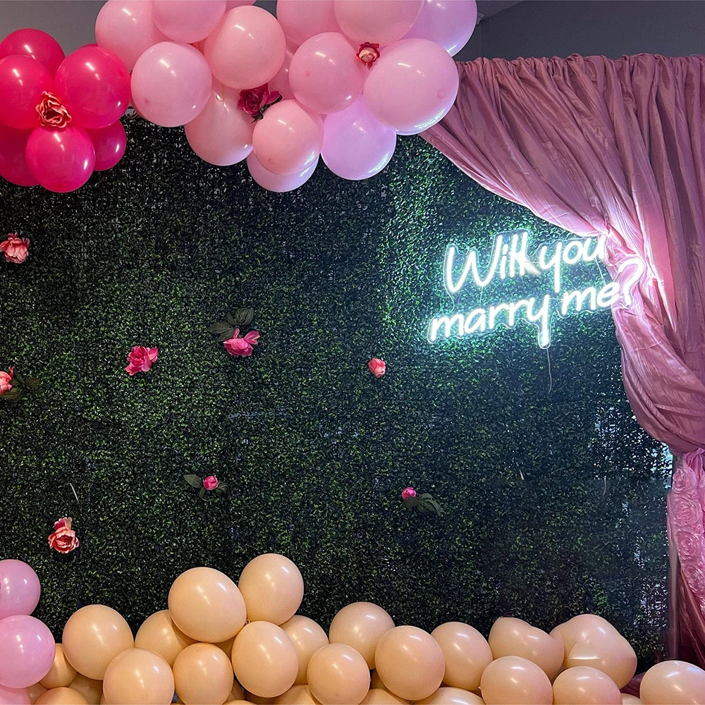 Will you Marry Me? Neon Sign Custom Wedding Proposal Wall Art Decor Neon Light Reception Engagement Party Decoration Light Sign