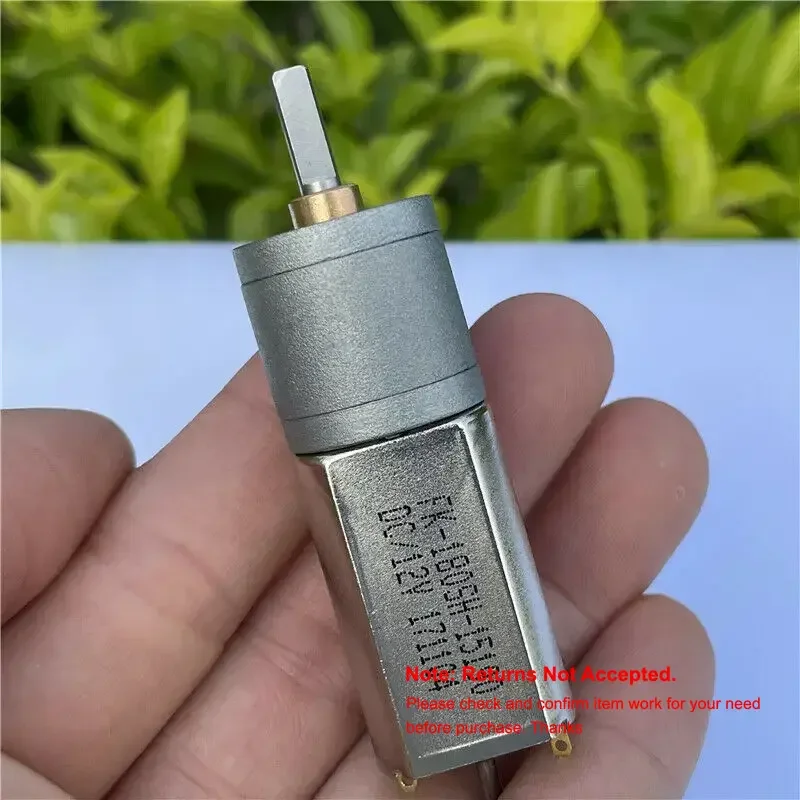 Micro 20mm FK-180SH-15190 Full Metal Gearbox Gear Reduction Motor D-shaft Dual Shaft DC 3V-12V 75RPM Slow Speed High Torque