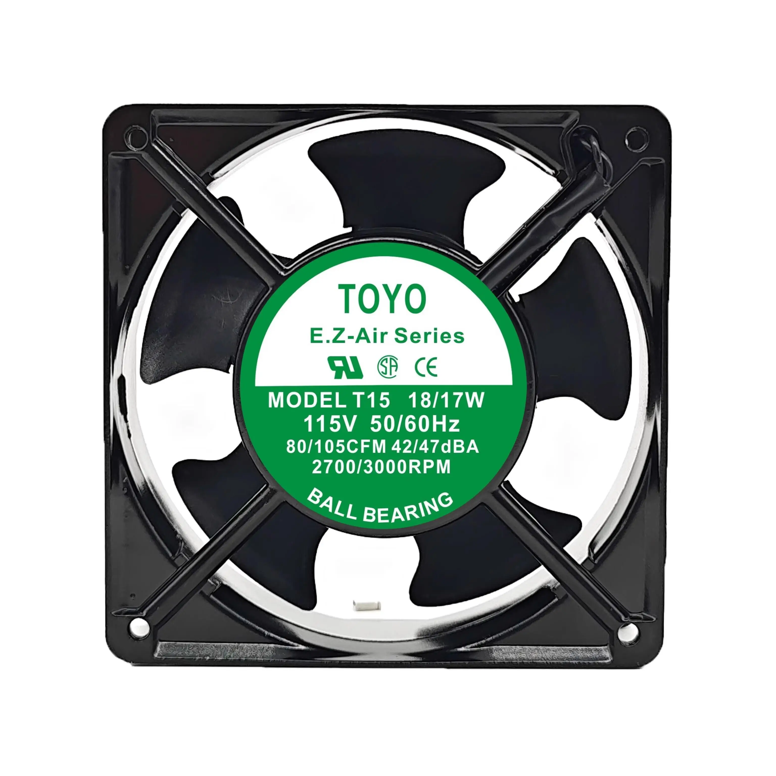 

New For Original TOYO T15 18/17W 110/120V 120 * 120 * 38 aluminum frame AC fan