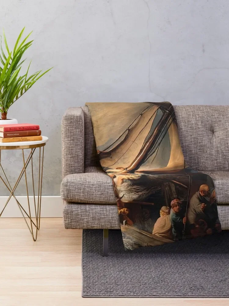 Rembrandt Harmenszoon van Rijn, rembrandt artwork, rembrandt van rijn portrait Throw Blanket Camping Furrys Hair Blankets