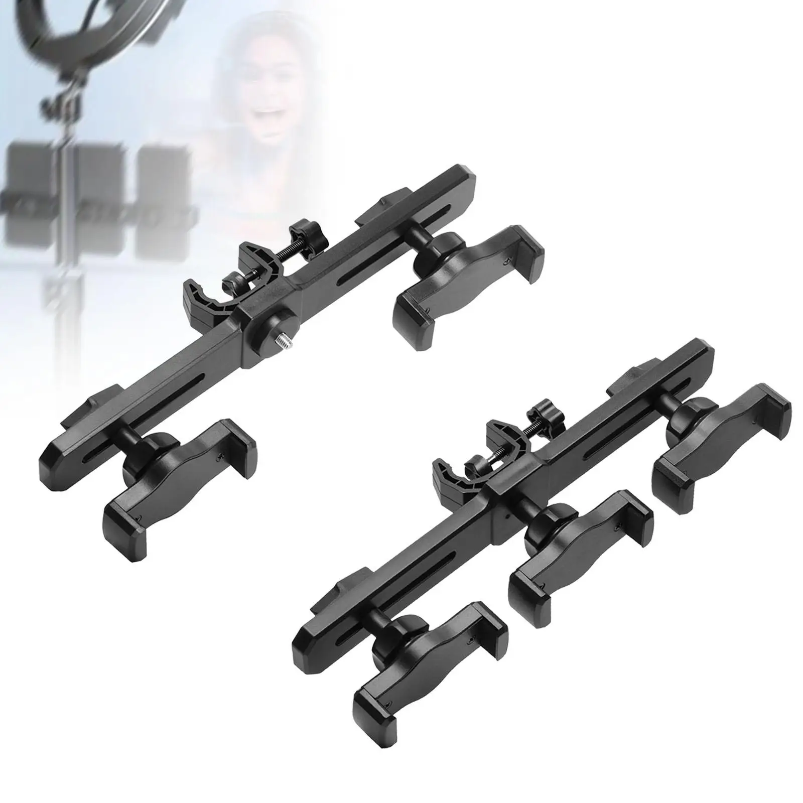 

Набор держателей для мобильного телефона, зажим для перекладины, универсальный держатель для телефона, адаптер 1/4 дюйма, вращающийся адаптер с несколькими зажимами для крепления на штатив для телефона