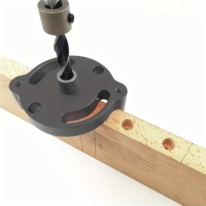 Self Centering Dowel Jig Wood Panel Puncher Hole Locator Beech Central Holing Position Measuring Drilling Tool