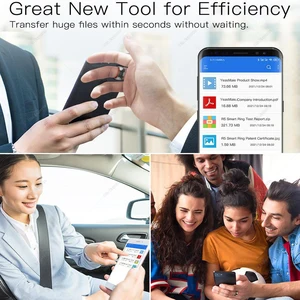 حلقة تخزين بطاقة الوصول الذكية, حلقات صحية, مشاركة القرص اللاسلكي, R5, GPS, IC, ID, NFC, 6 بطاقات, 128 جيجابايت, مبيعات ساخنة, 2024 أفضل 6 خاتم GPS للمبيعات - رقم 5