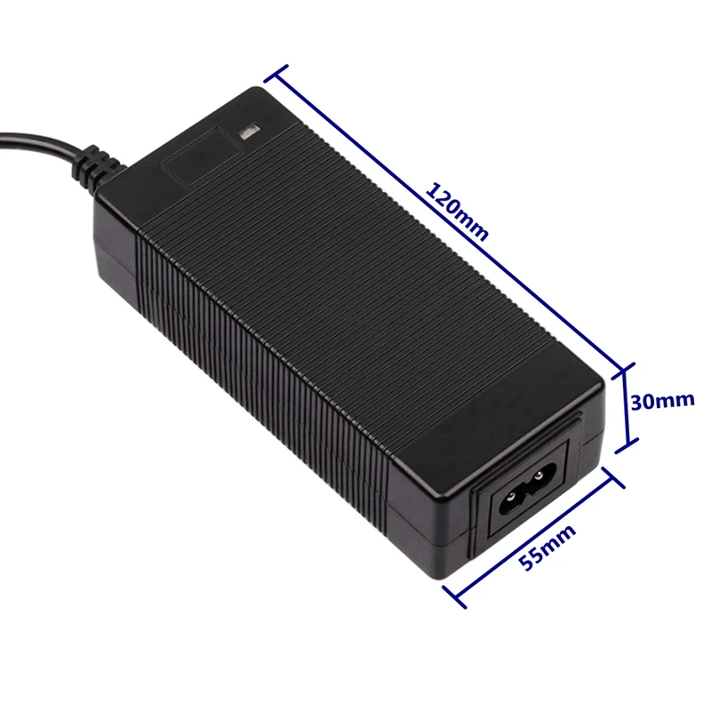 Ładowarka do akumulatorów litowych 29.4V 2A do akumulatorów Li-ion 24V 25.2V serii 7 do rowerów elektrycznych i hulajnóg, ładowanie bez hałasu. — zdjęcie produktu 4