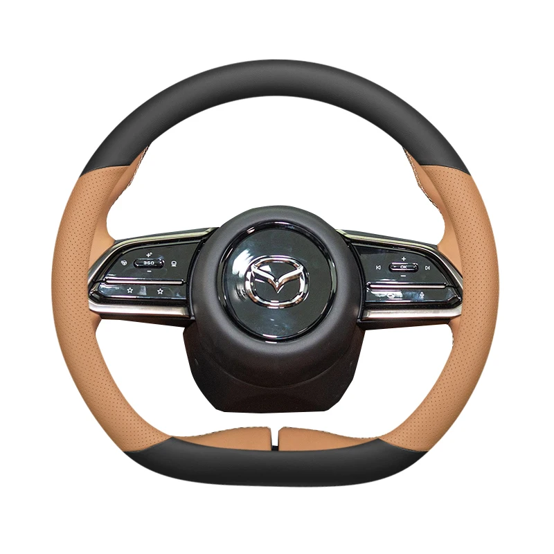 For Mazda EZ6 2024 Steering Wheel Cover Ultra-thin  Anti-skid Sweat-proof Car Handle Cover Universal in All Seasons