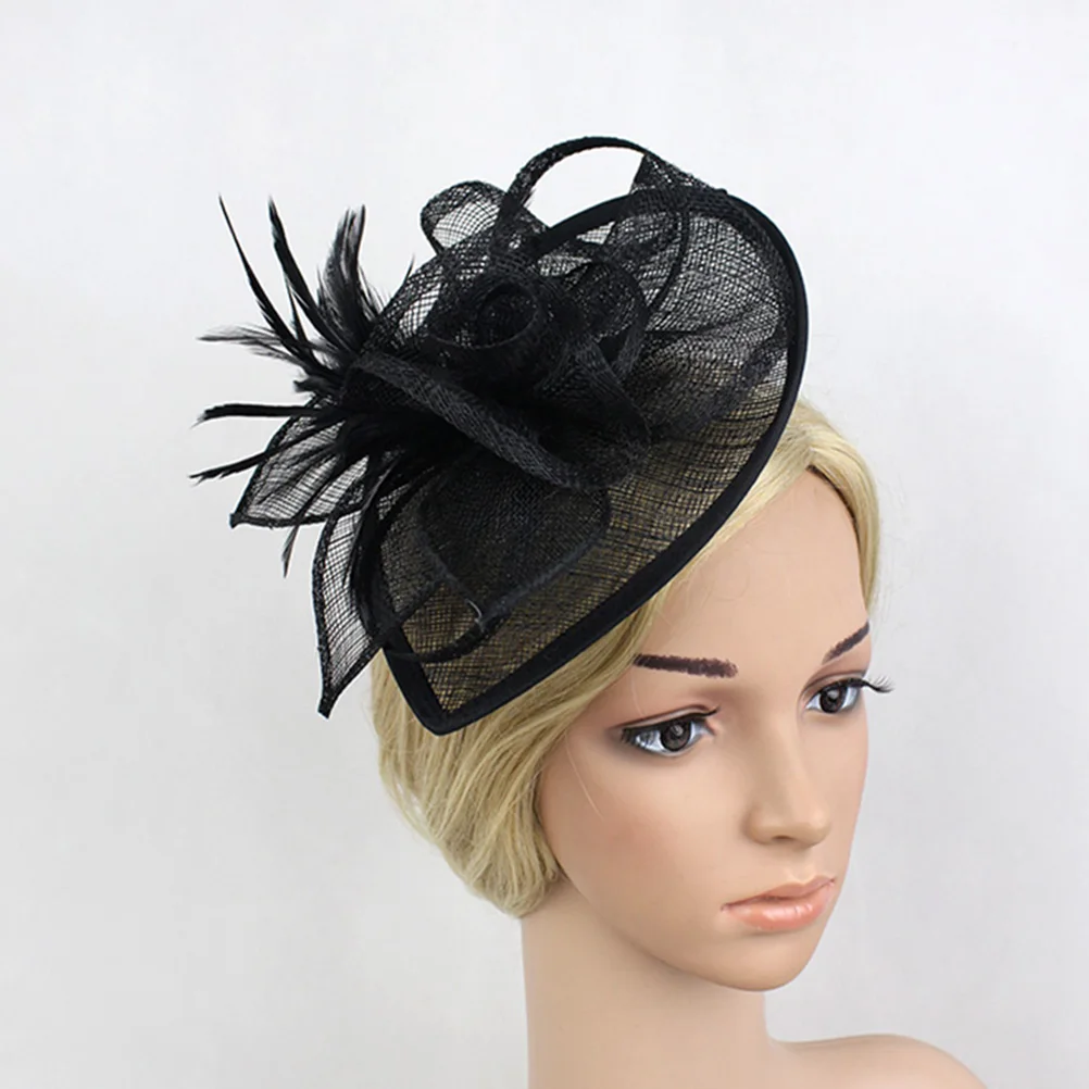

Vintage Bridal Headwear Women Fascinator Headband Elegant Hair Accessories for Wedding Tea Party