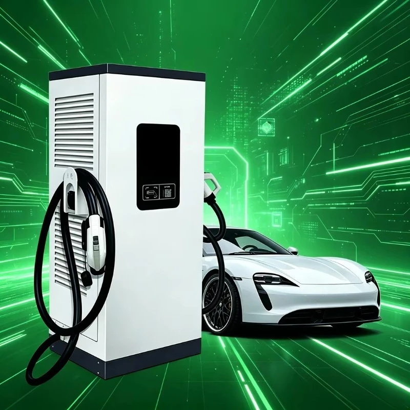 Reliable Portable EV Charging Station With Multiple Power Options for Shopping Mall and City Parking
