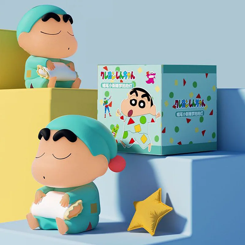 

Crayon Shin-chan Tap-to-Light Night Light Creative Design Cartoon Character Pajama Series Timer Function Adorable Holiday Gift