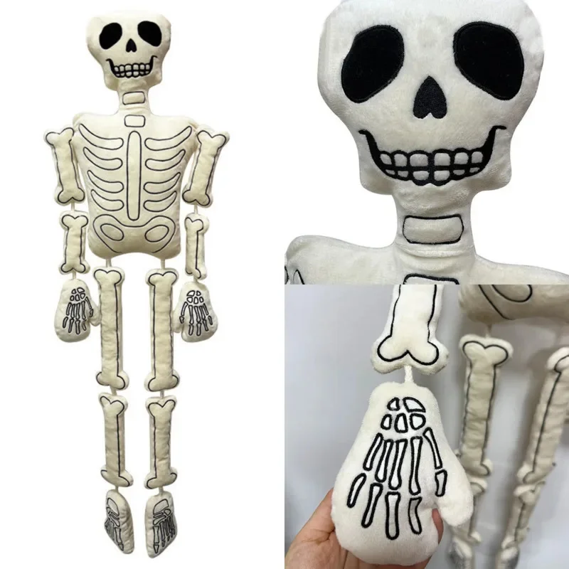 

Skeletons Skeleton Frame Plush Toy Halloween Super Soft Funny High End Plush PP Cotton Toy Doll Halloween Anniversary Gift New