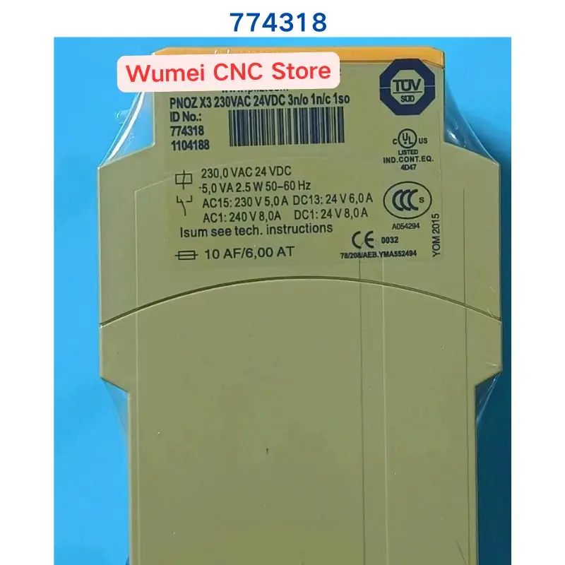Совершенно новое реле PILZ Реле PNOZ X3 774318, быстрая доставка