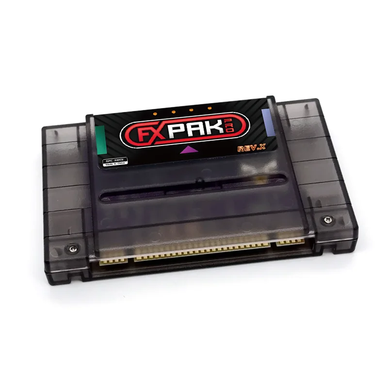 Fxpak Pro 3000 in 1 Rev. X SNES Game Cartridge Made in China For SFC DSP SNES US 16 Bit Video Game Console with 8G Card