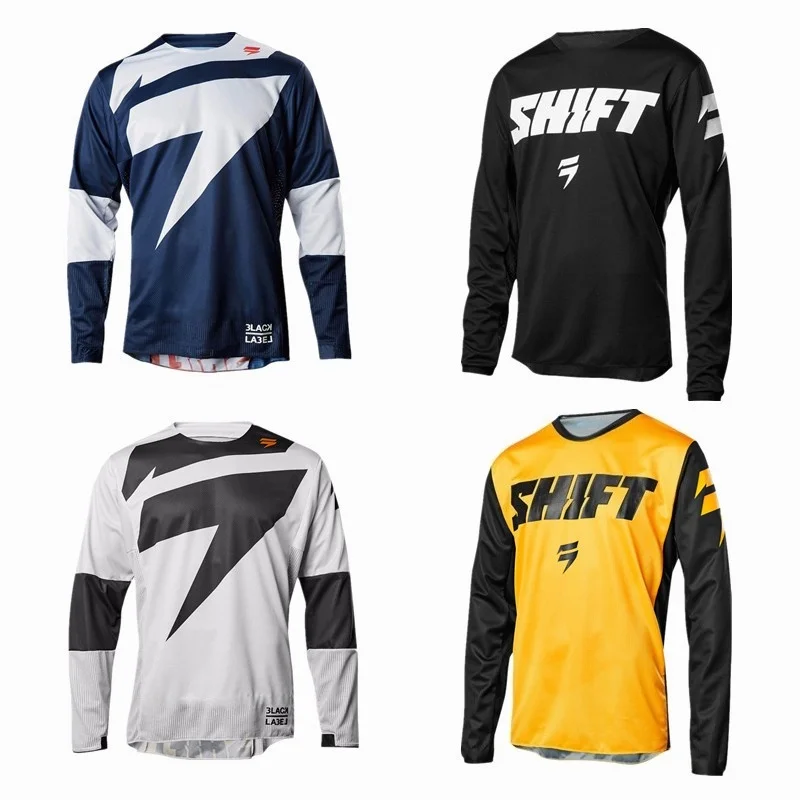 

New Off-road Motorcycle Long Sleeved T-shirt, Fast Drying Fashionable Sports Long Sleeved, Suitable for Outdoor Activities