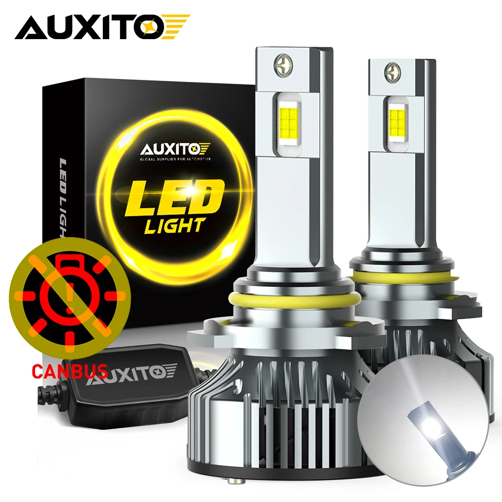 

Автолампа AUXITO Canbus HB3 9005, 9012 лм, H11, H8, H9, H13, HIR2, для Bmw E60, E92, Audi A6, C7, A5, Mercedes, 12 В, 2 шт.