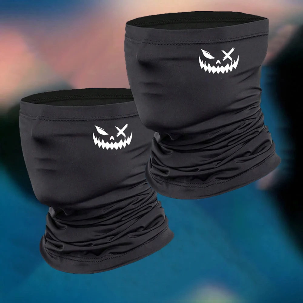 Balaclava Halswärmer Schweißabsorbierende Böser-Lächeln-Halbgesichtsmaske Sommer Atmungsaktive Maske Outdoor Motorrad Halbmaske – Detail 4