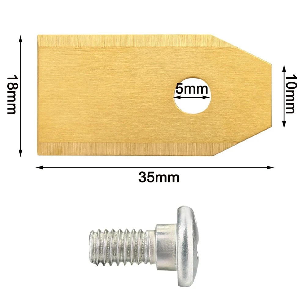 Lama per tosaerba A77I Lame di ricambio da 72 pezzi, lama per tosaerba in acciaio inossidabile per giardino e taglia automatica