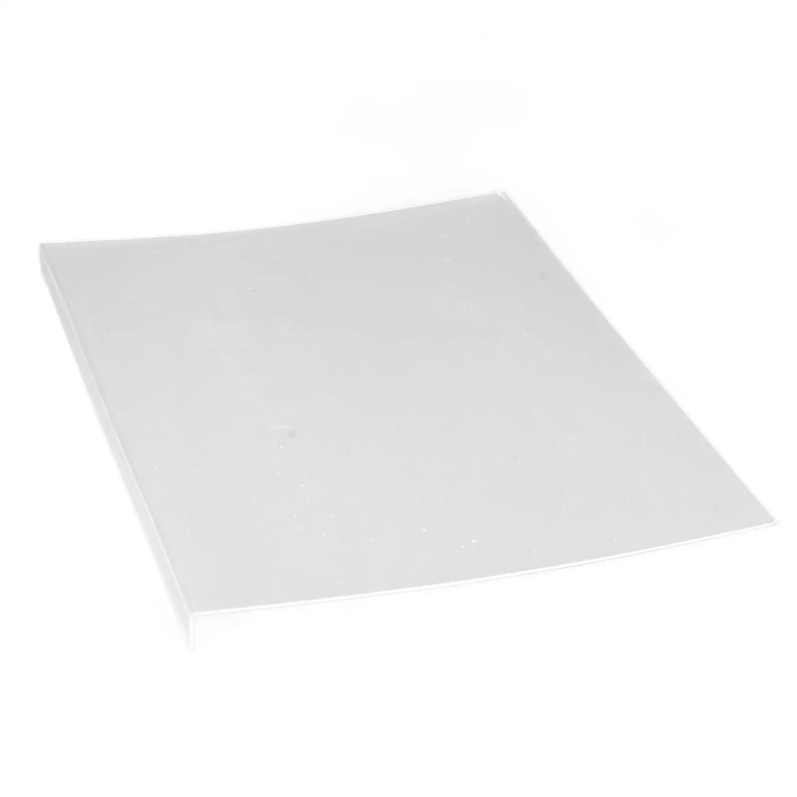 Reusable Non-Slip Acrylic Cutting Board 45x40cm - Lightweight Clear Chopping Board with Lip for Easy Cleaning & Stability