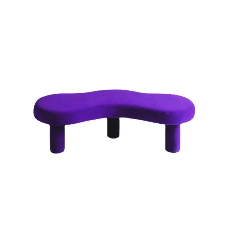 

Modern minimalist design props sofa stool, studio shoe store shoe changing stool