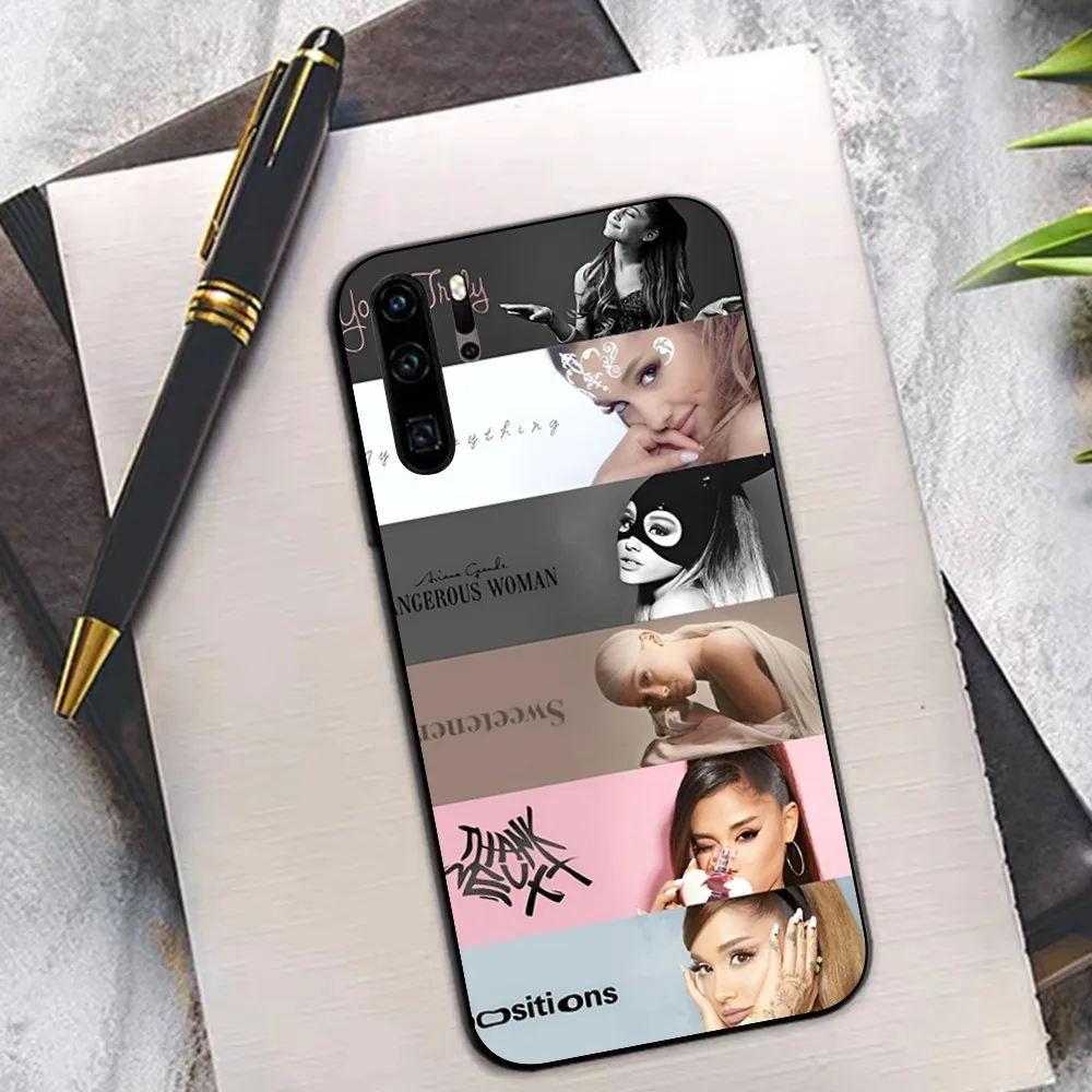 Singer A-Ariana G-Grande Phone Case For Huawei P 8 9 10 20 30 40 50 Pro Lite Psmart Honor 10 lite 70 Mate 20lite