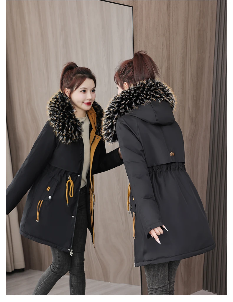 パーカー パフ レディース 女性用 秋 プリント パイピング ショートスタイル プレッピー スプライシング 高級感 フィット感 快適 タートルネック チェック柄 シーム 人気