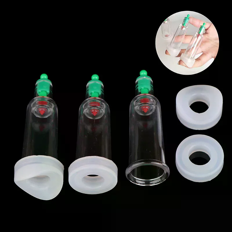 /Kuz/Silicone Cupping Massage Health B7 Cans Vacuum Cupping Chinese Medicine Ventosa Terapia Plastic Cup Finger Small Gas