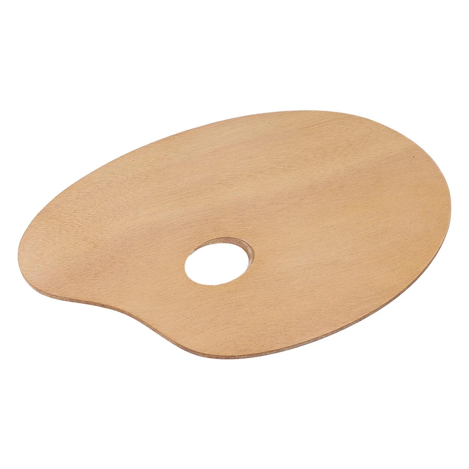 

Vintage Artist Oval Wooden Palette Oil/Acrylic Paint Tray Wood Painting Tool
