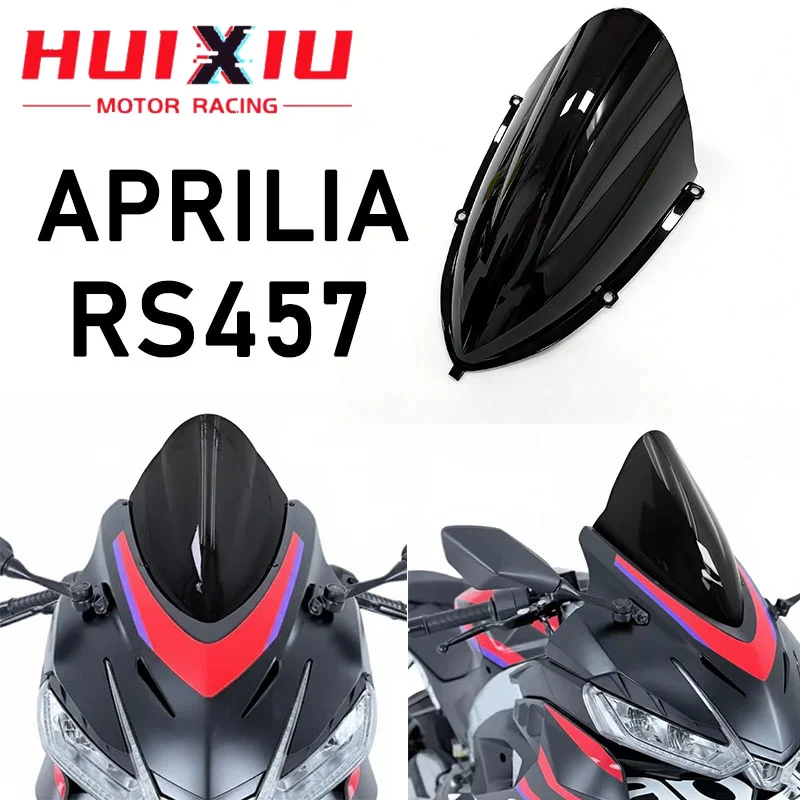 Комплект ветрового стекла для мотоцикла Aprilia New RS457 2024-2026 R-racer, дефлектор, обтекатель, крышка