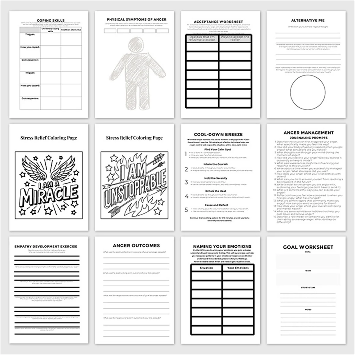 AA98 The Anger Management Workbook for Teenagers Guide to Managing Your Emotions and Breaking the Cycle of Anger