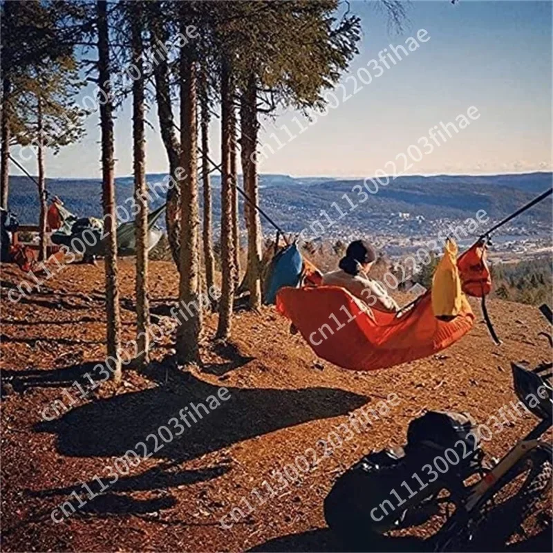 Portable Single Survival Hammock, Tear & Mosquito Resistant Outdoor Rest Sling, Multi Color Selection