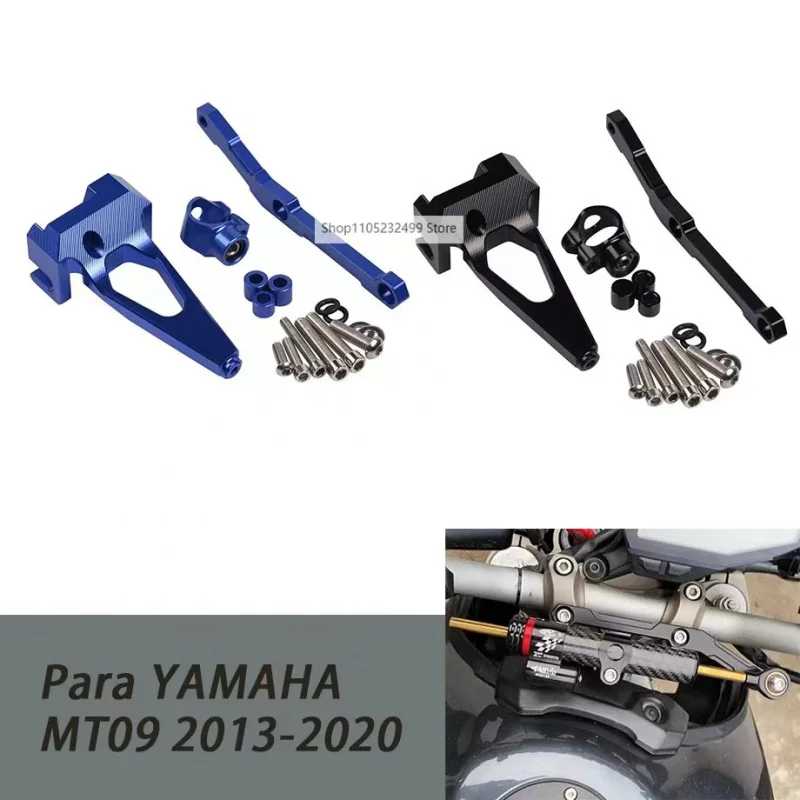 Suporte amortecedor estabilizador de direção de motocicleta CNC MT-09 para YAMAHA MT-09 MT 09 MT09 2013 2014 2015 2016 2017 2018 2019 2020