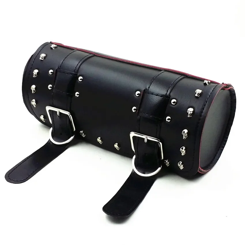 

Motorcycle Skull Fork Tool Roll Kit Saddlebag Roll Barrel Cruiser Chopper Bobbe For Harley Honda Kawasaki Suzuki Yamaha