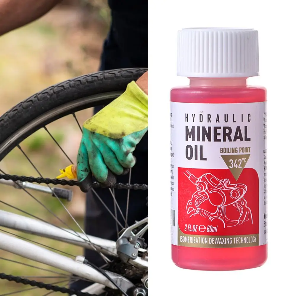 Sistema de aceite Mineral para frenos de bicicleta, líquido de 60ml para bicicleta de montaña y carretera, 27RD