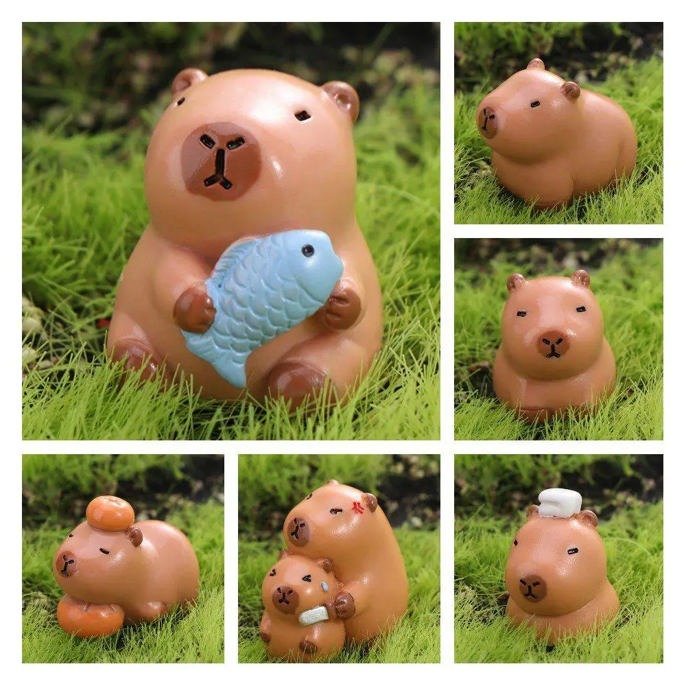 Dieren Capibara Capibara Figuur Speelgoed Simulatie Figuur Simulatie Capibara Model Cartoon Model Capibara Dieren Figuren