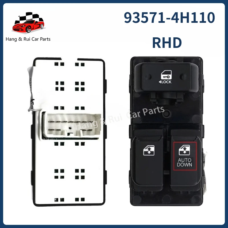 93571-4H110 93570-4H000WK Front Left/Right Window Master Switch For Hyundai H1 Starex I800 Grand iMax 2007-2016 view 3