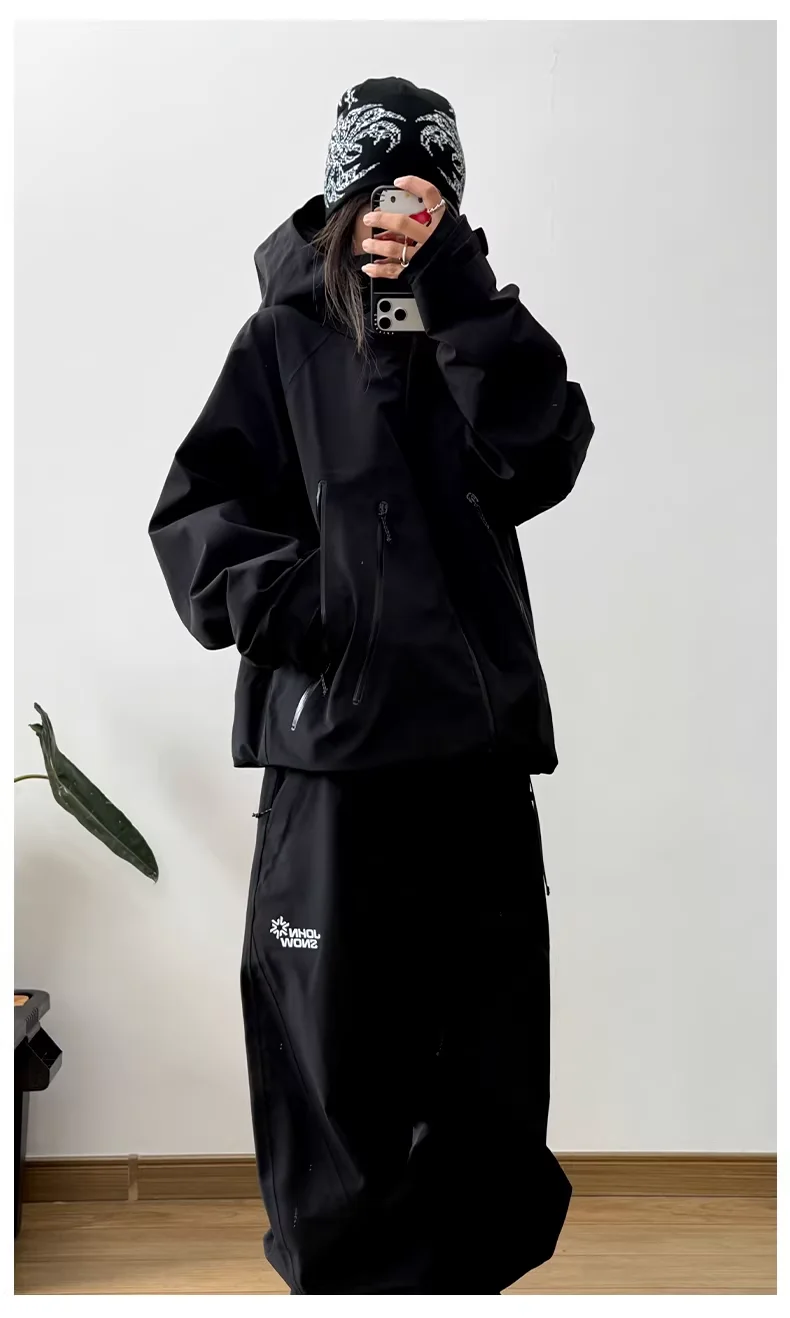 JOHN SNOW 2025 Unisex Professioneller Snowboard-Anzug Wasserdicht Winddicht Vollständig Versiegelte Nähte Skijacke & -Hose für Outdoor-Sportarten – Detail 28