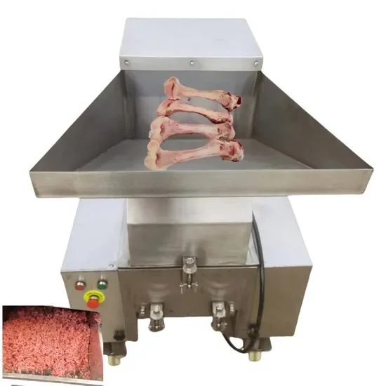 Bone Crushing Machine for Grinding Beef Pork Chicken Fish Bones Meat Processing Machinery Stainless Steel 304