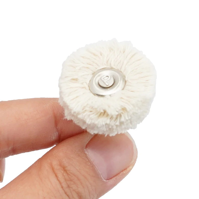 5Pc Dental Polishing Brush Wheel Wool Flat Brush Grinder 2.35mm HP Shank Grinding Buffing Dentistry Clinic Material