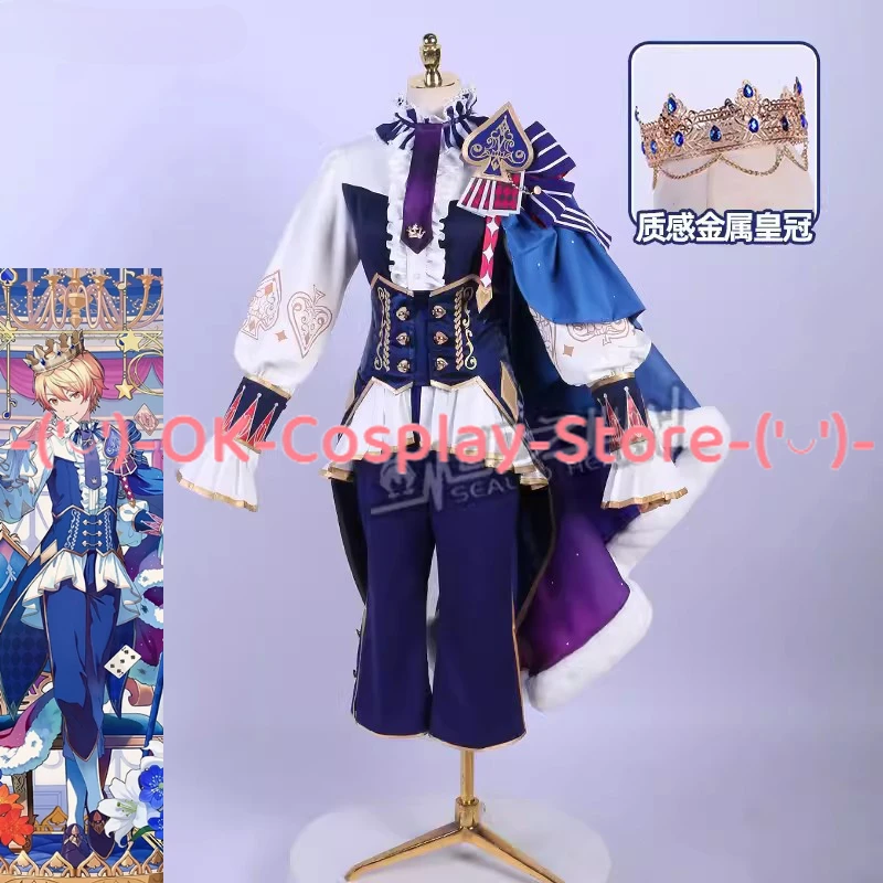 Tenma Tsukasa Cosplay Costume Game Project Sekai Cosplay Fancy Party Suit Cloak Shirt Pants Halloween Uniforms Custom Made